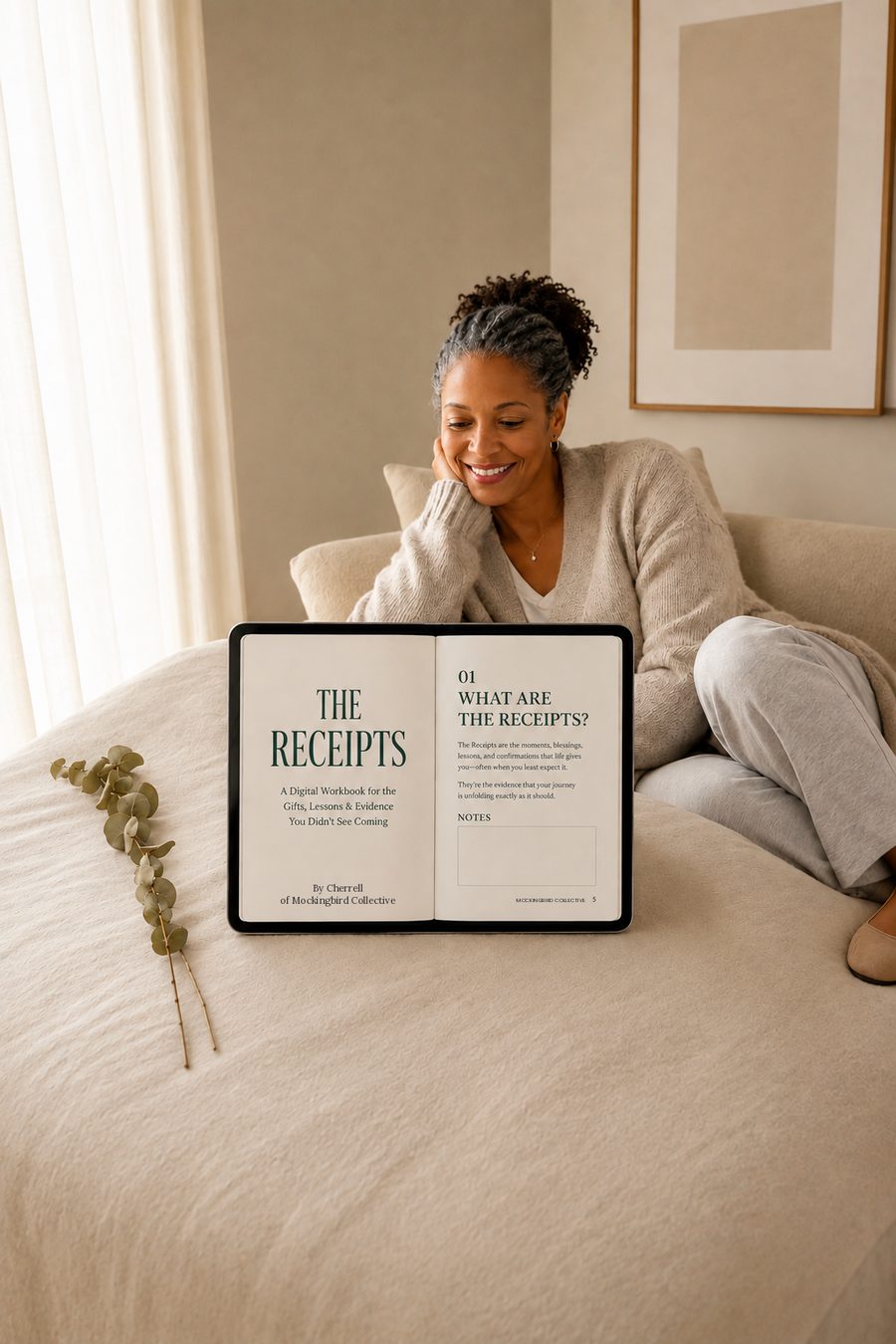 The Receipts workbook cover